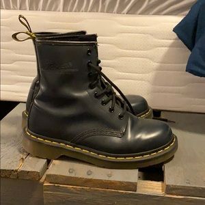 Lace up black doc martens